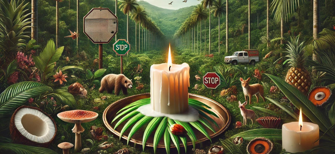 Why palm oil is not sustainable and should not be in candles